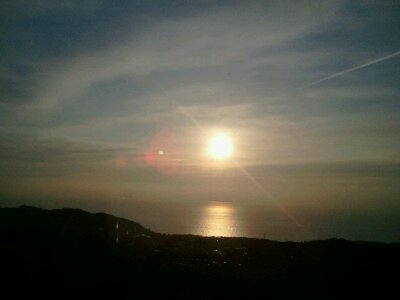 初日の出と