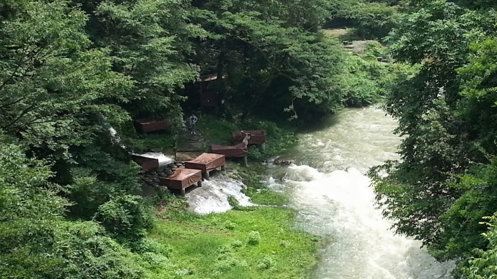 山中温泉川床