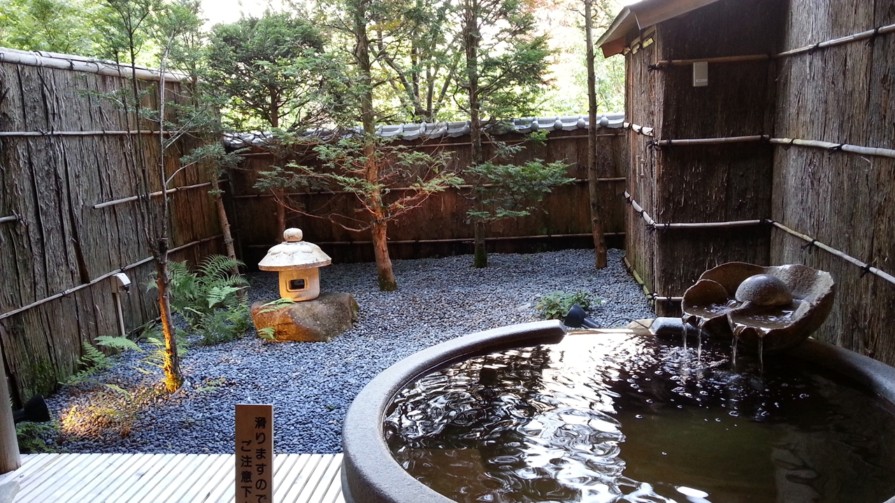 お部屋の露店風呂