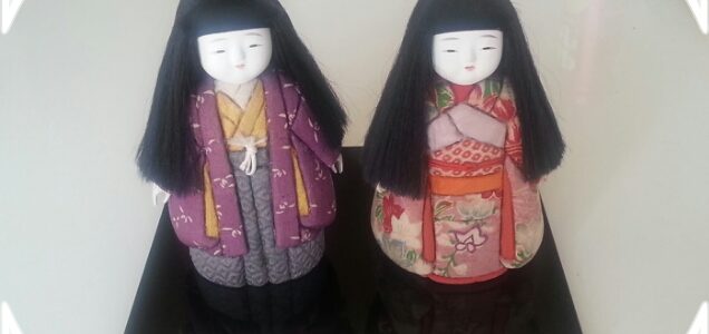 ミニ雛を飾りました ミニ雛を飾りました