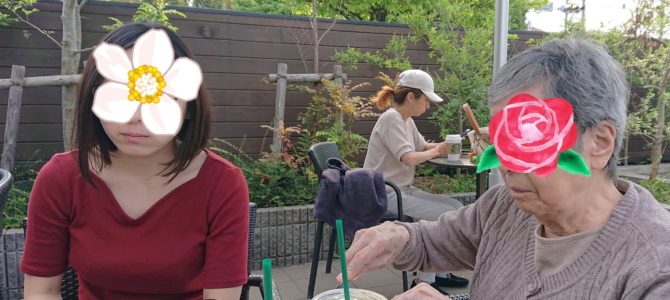 女子３人で母の日