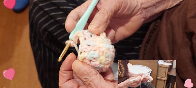 義母の編み物 義母の編み物