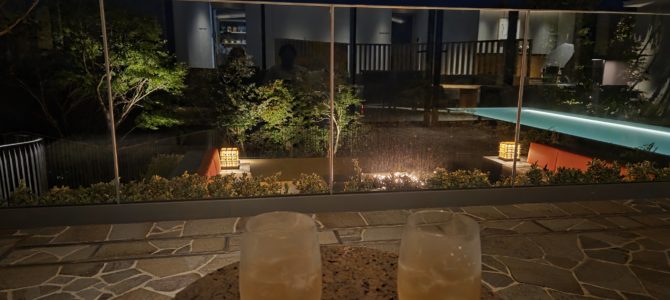 夜はただ酒で