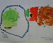 工作教室の絵画展