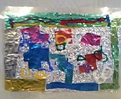 きらきら貼り絵